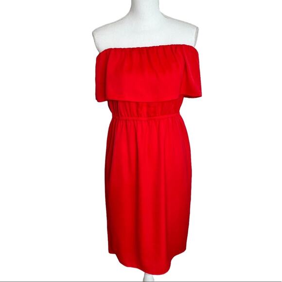 BCBGMAXAZRIA Red Berry Malia Women Dress Size Small Brand New - Picture 2 of 8
